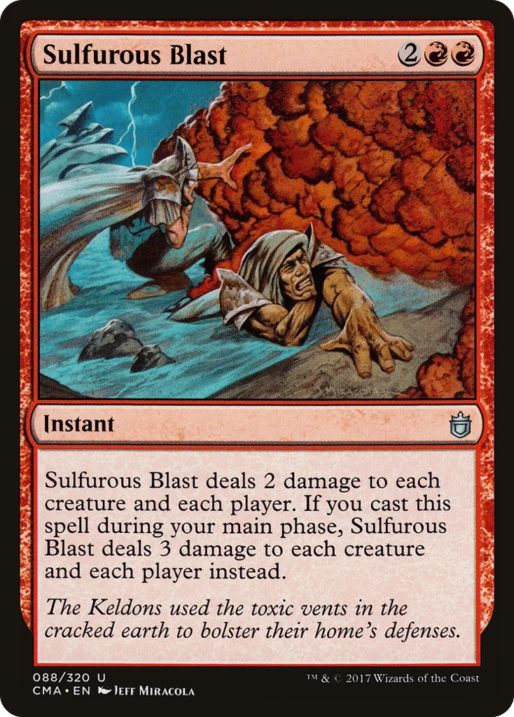 Sulfurous Blast · Commander Anthology