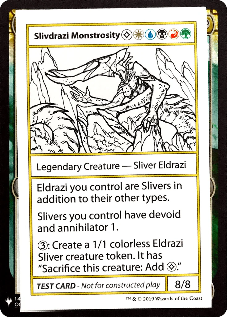 Slivdrazi Monstrosity · Mystery Booster Playtest Cards 2019