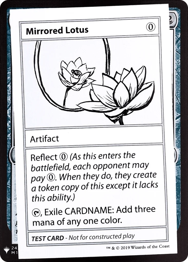 Mirrored Lotus · Mystery Booster Playtest Cards 2019