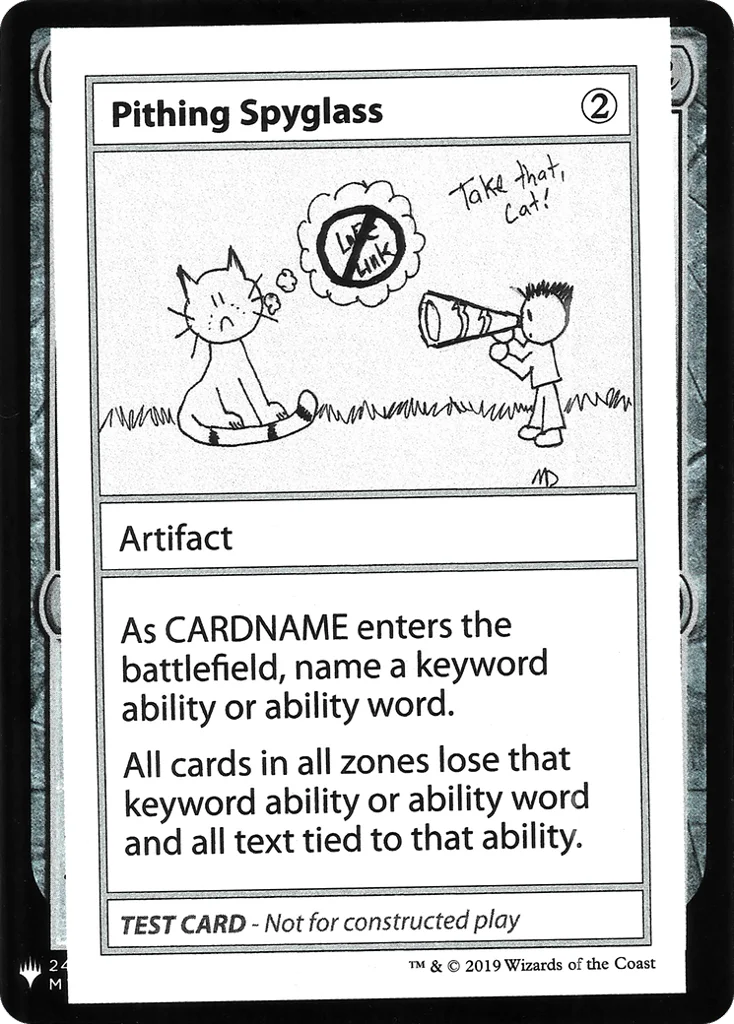 Pithing Spyglass · Mystery Booster Playtest Cards 2019