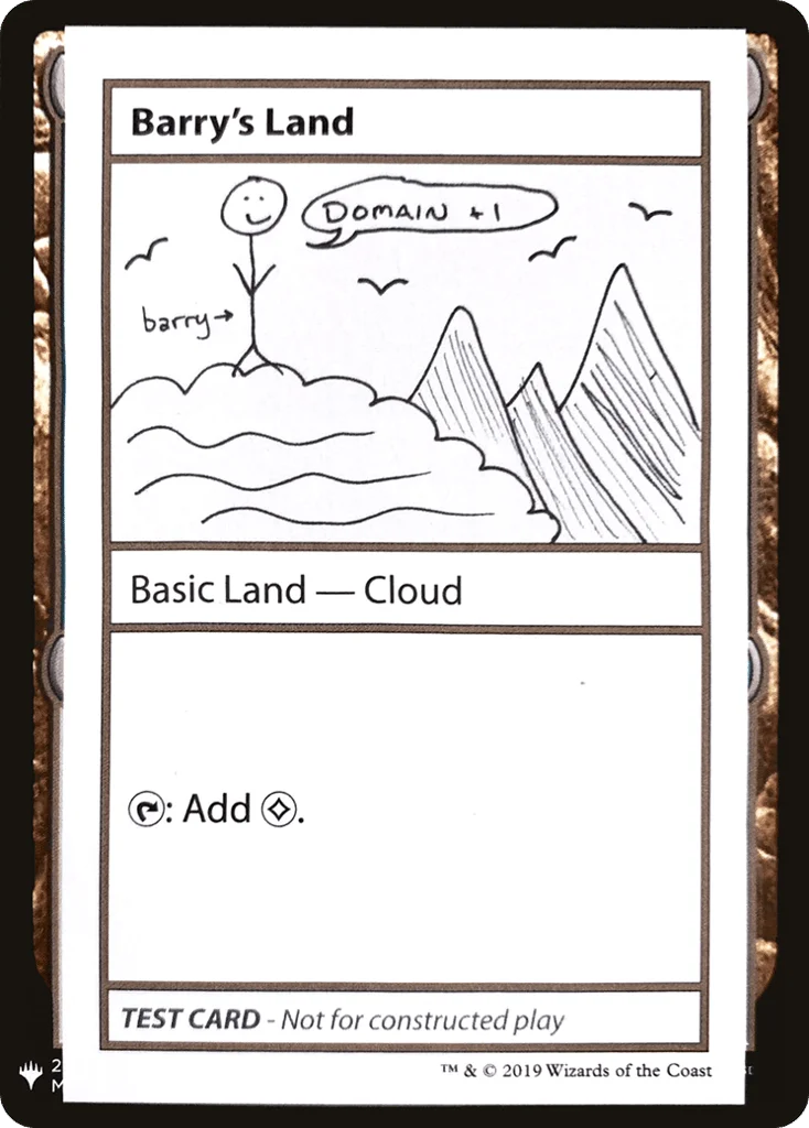 Barry's Land · Mystery Booster Playtest Cards 2019