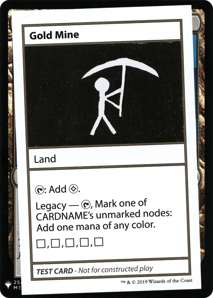 Gold Mine · Mystery Booster Playtest Cards 2019