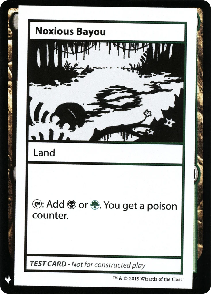 Noxious Bayou · Mystery Booster Playtest Cards 2019