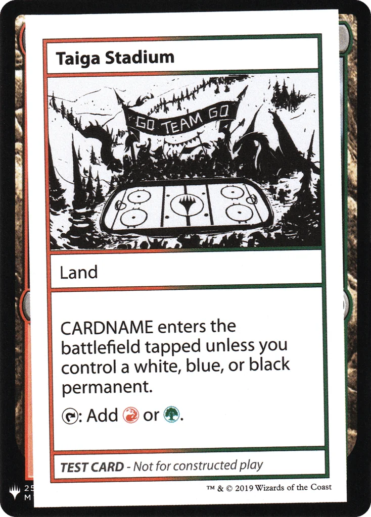 Taiga Stadium · Mystery Booster Playtest Cards 2019