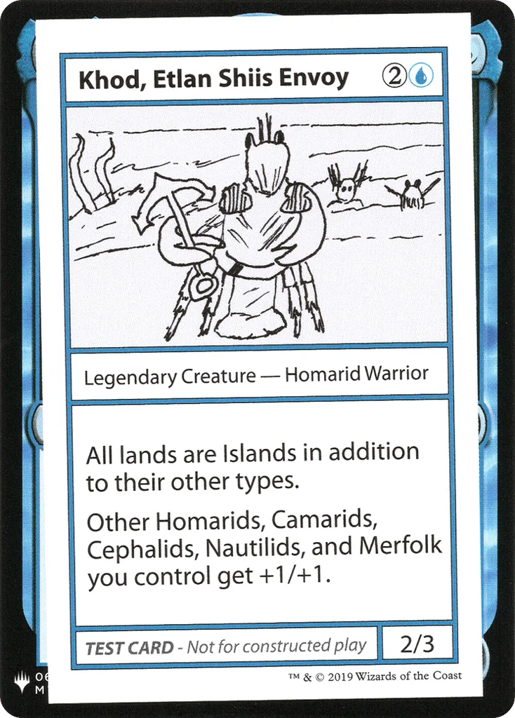 Khod, Etlan Shiis Envoy · Mystery Booster Playtest Cards 2019