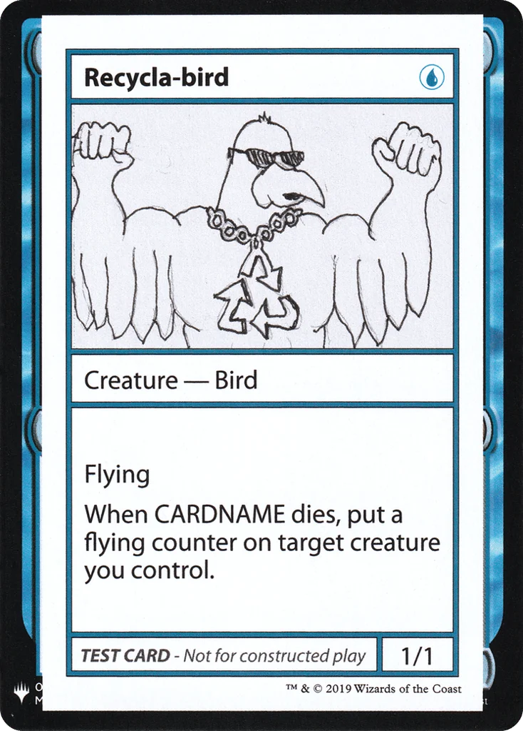 Recycla-bird · Mystery Booster Playtest Cards 2019