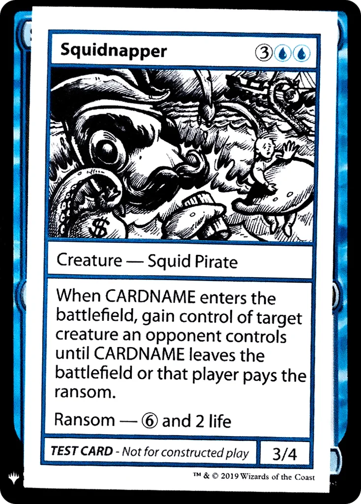 Squidnapper · Mystery Booster Playtest Cards 2019
