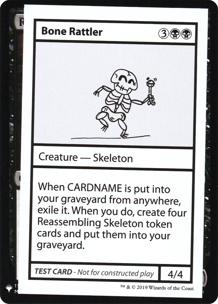Bone Rattler · Mystery Booster Playtest Cards 2019
