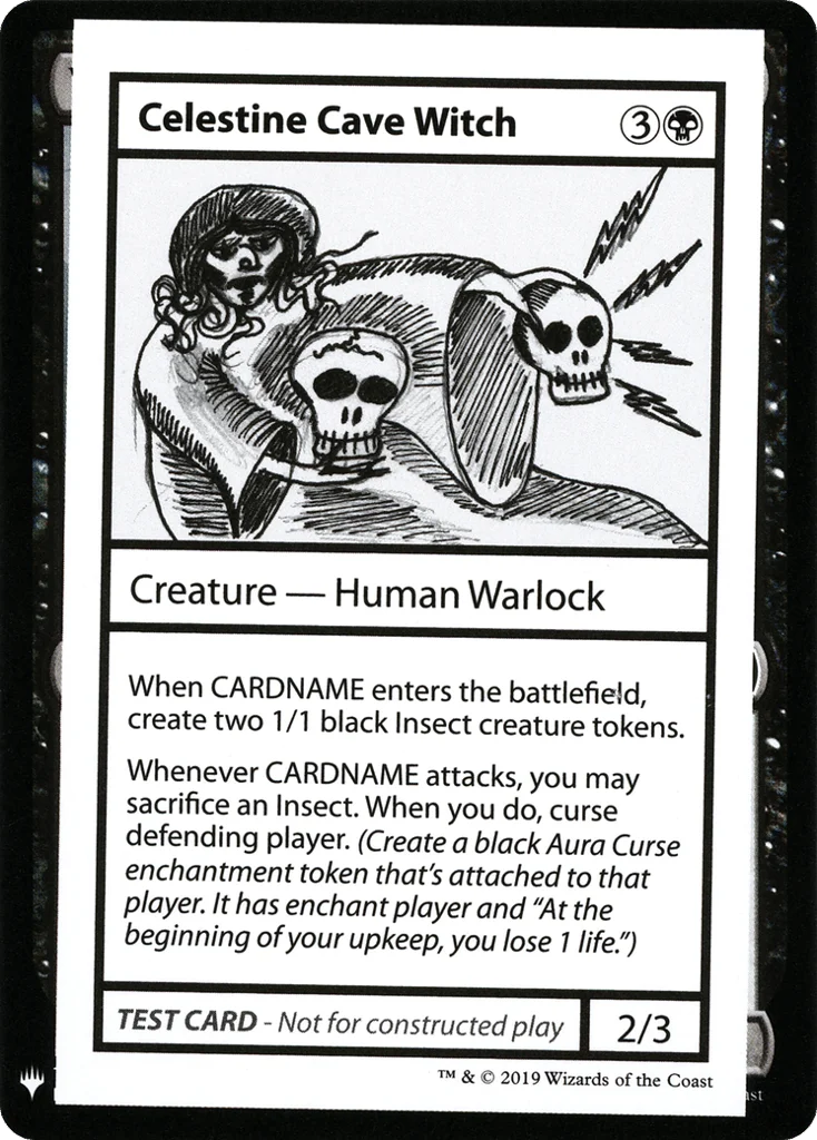 Celestine Cave Witch · Mystery Booster Playtest Cards 2019