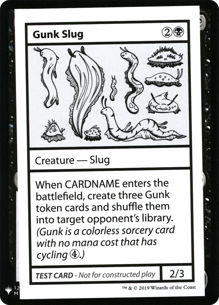 Gunk Slug · Mystery Booster Playtest Cards 2019