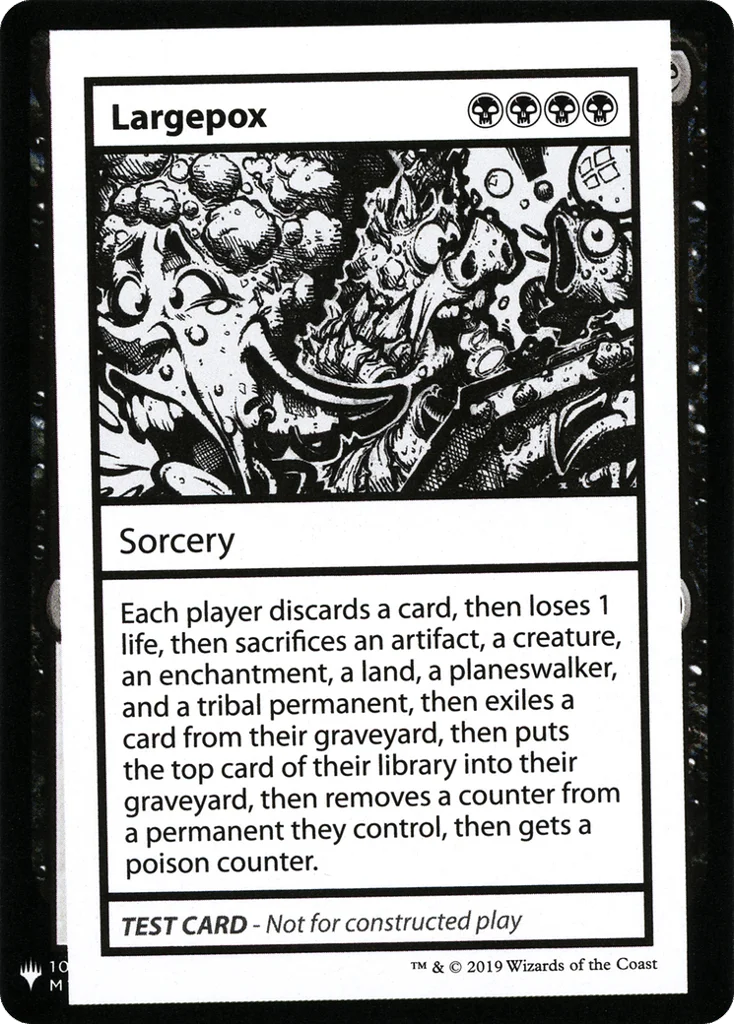 Largepox · Mystery Booster Playtest Cards 2019