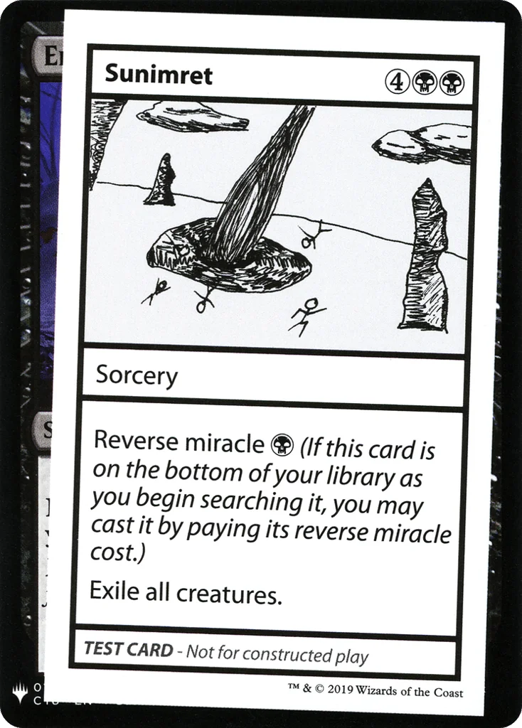 Sunimret · Mystery Booster Playtest Cards 2019