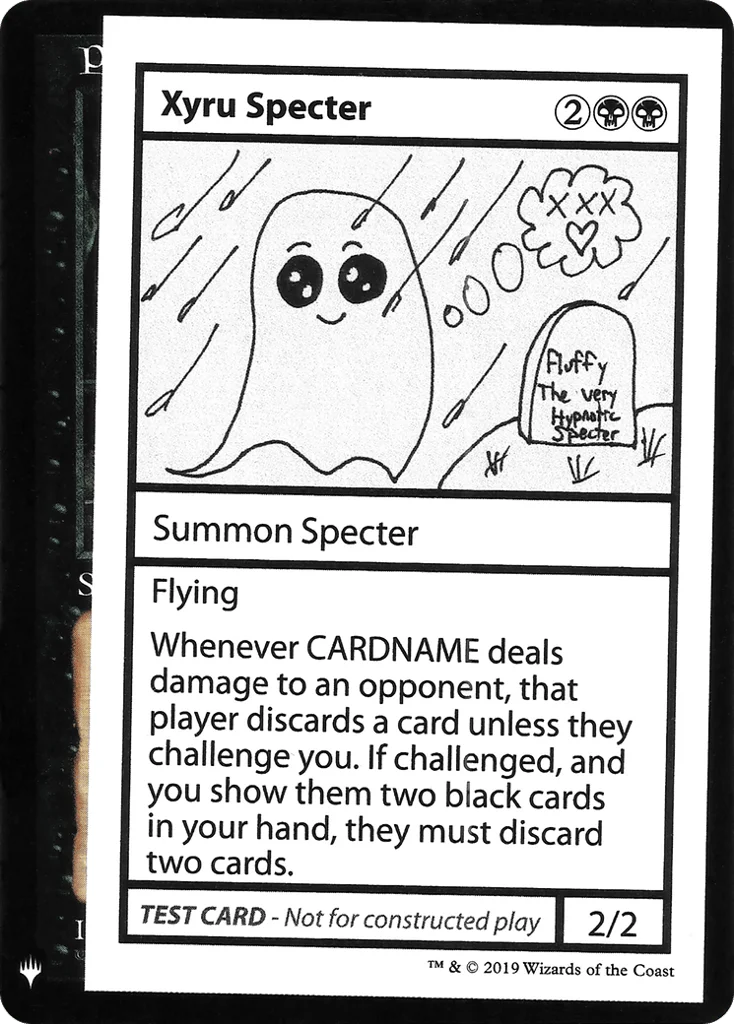 Xyru Specter · Mystery Booster Playtest Cards 2019