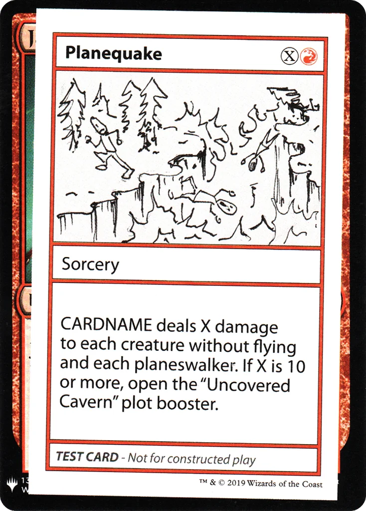 Planequake · Mystery Booster Playtest Cards 2019
