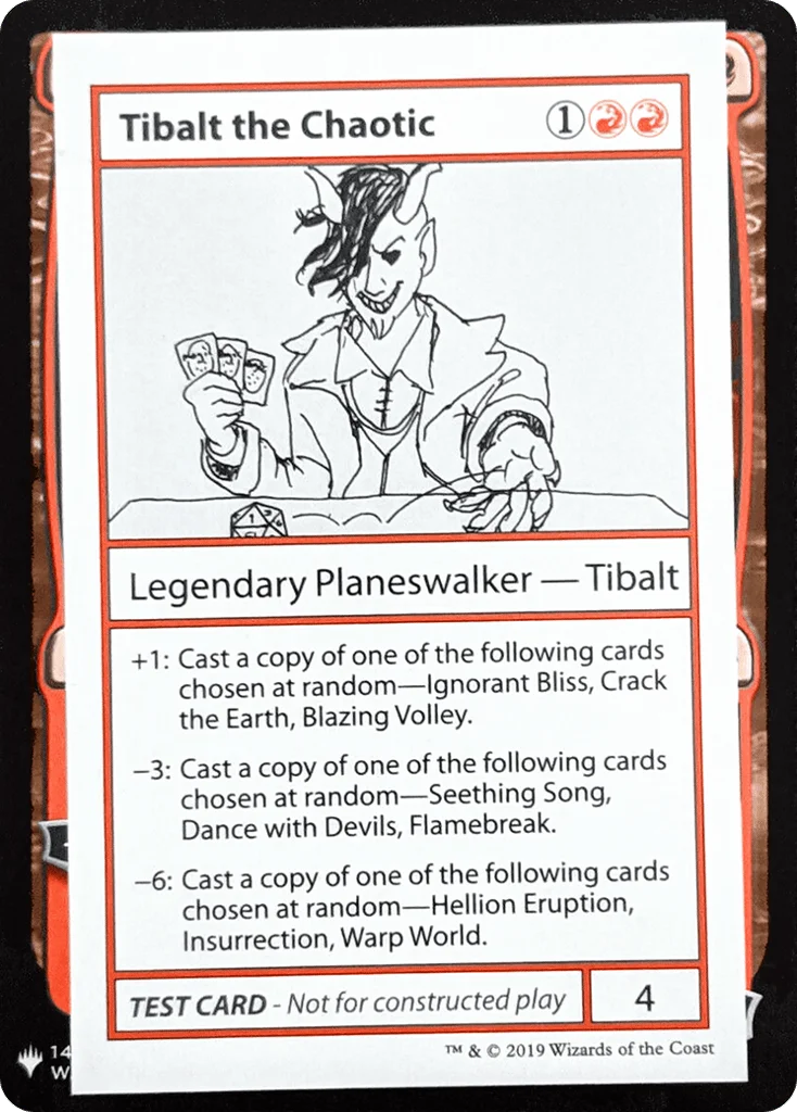Tibalt the Chaotic · Mystery Booster Playtest Cards 2019