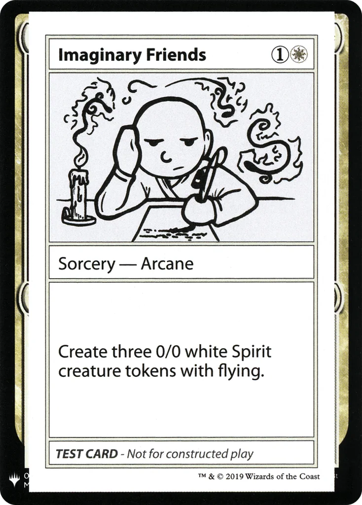 Imaginary Friends · Mystery Booster Playtest Cards 2019