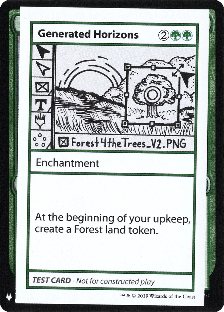 Generated Horizons · Mystery Booster Playtest Cards 2019