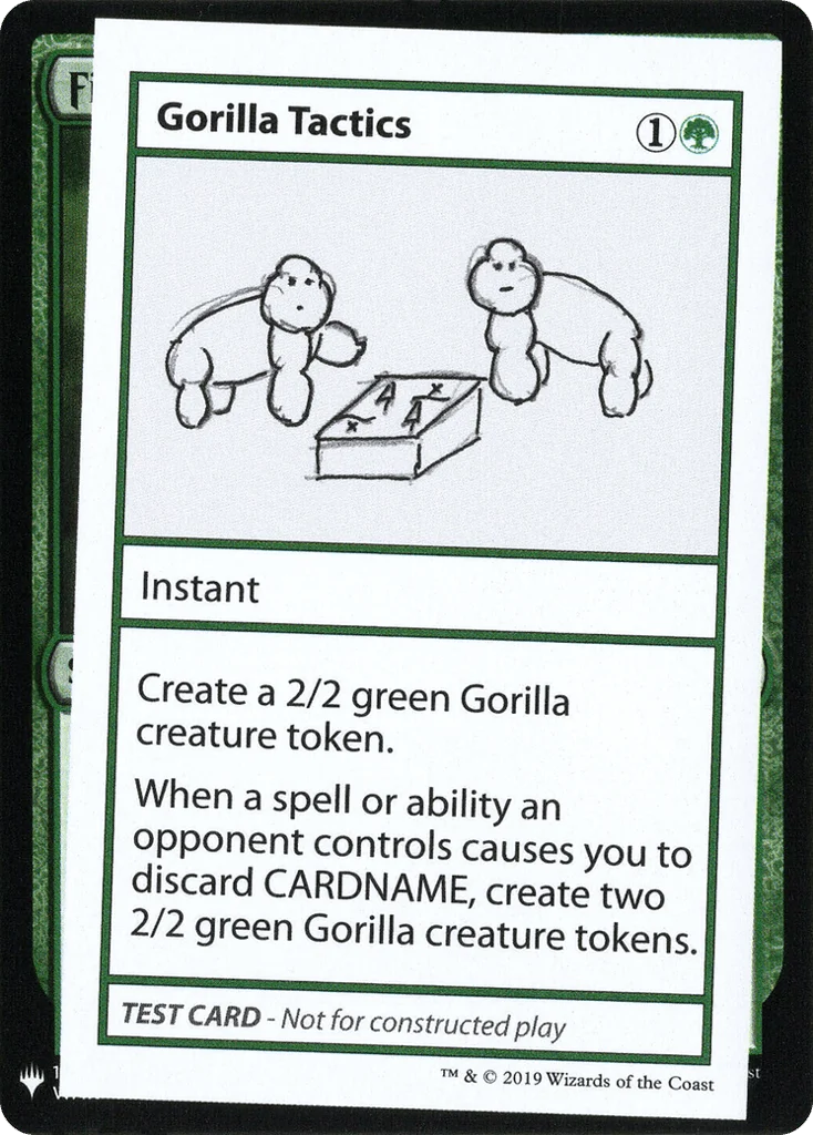 Gorilla Tactics · Mystery Booster Playtest Cards 2019