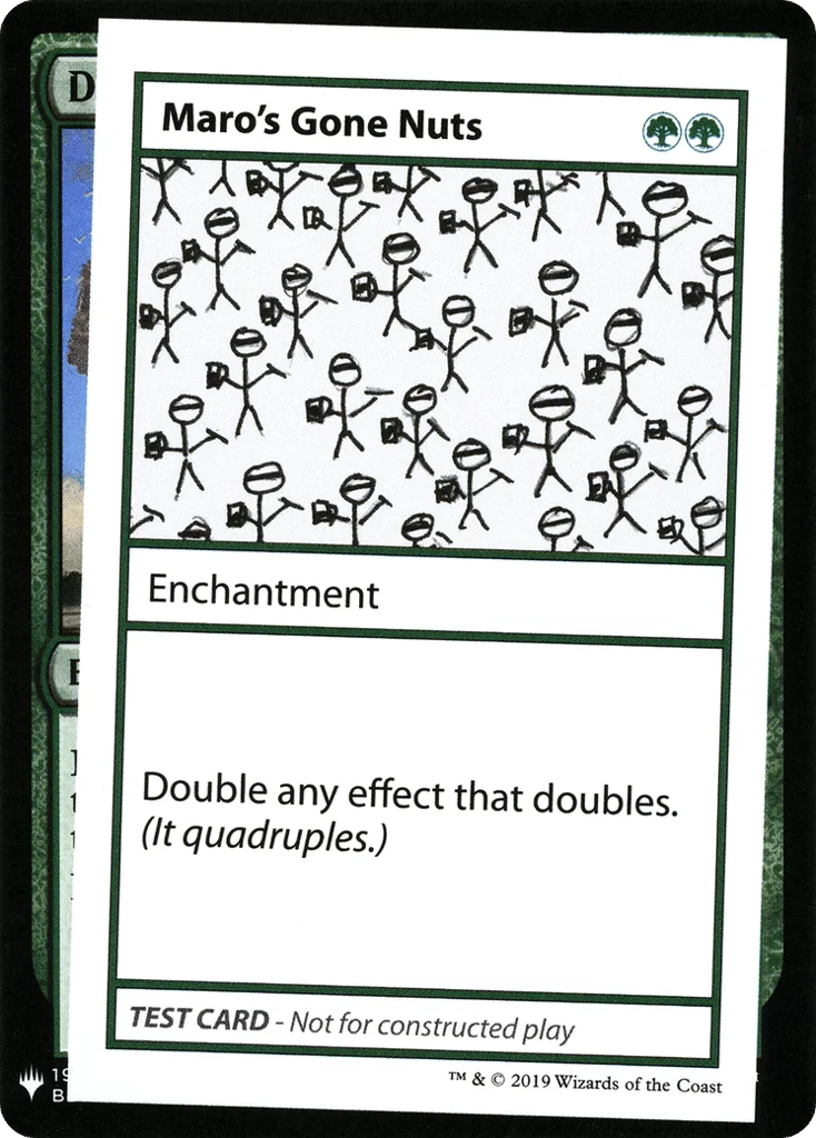 Maro's Gone Nuts · Mystery Booster Playtest Cards 2019