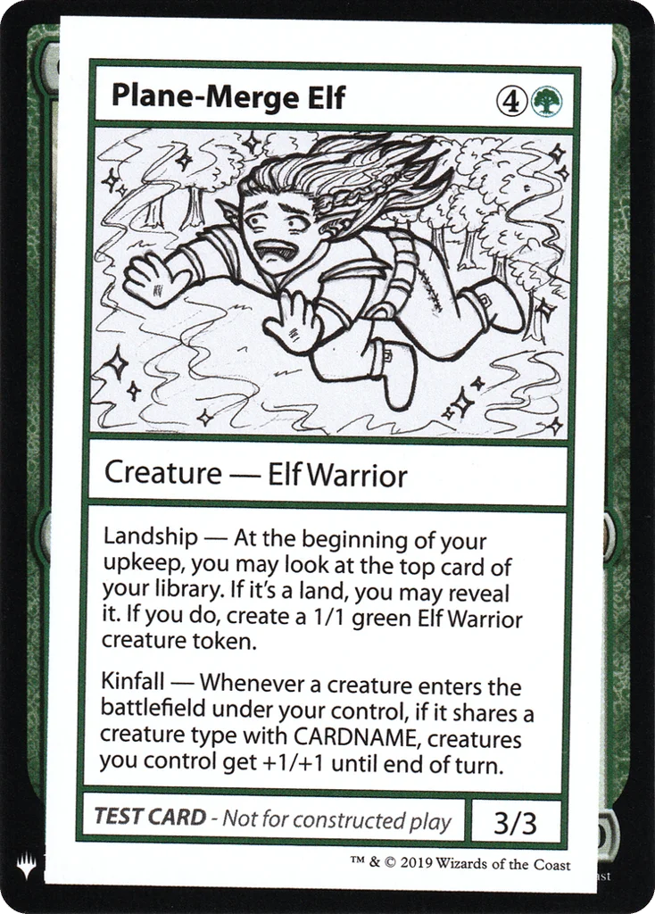 Plane-Merge Elf · Mystery Booster Playtest Cards 2019