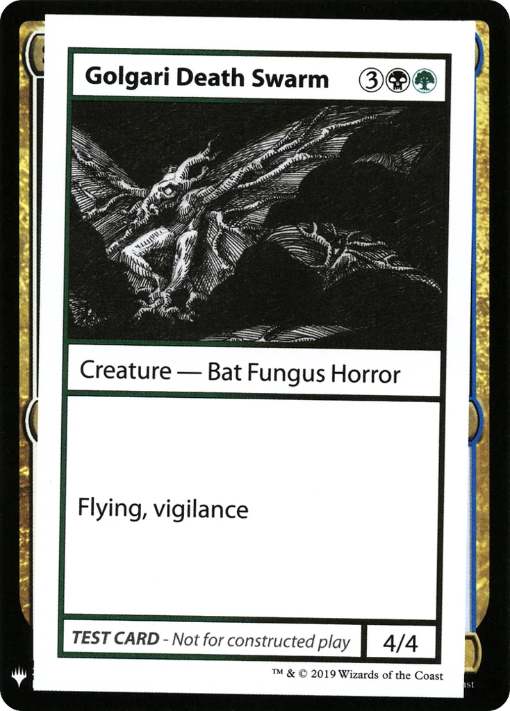 Golgari Death Swarm · Mystery Booster Playtest Cards 2019