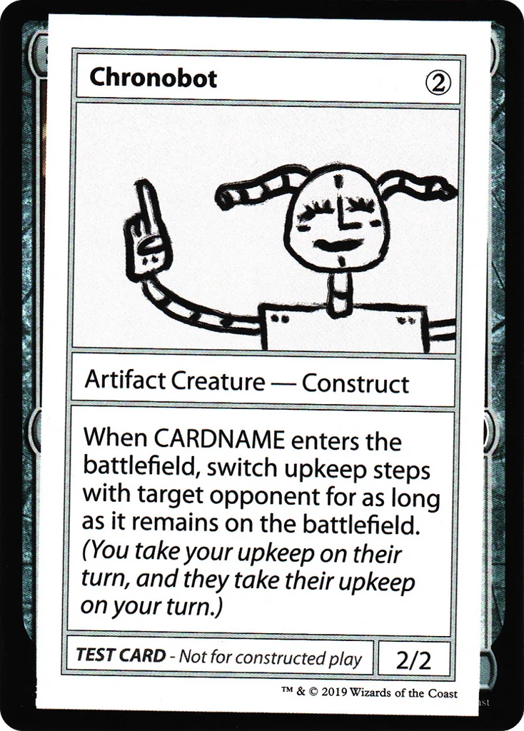 Chronobot · Mystery Booster Playtest Cards 2021
