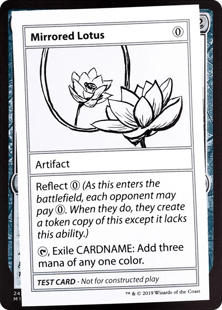 Mirrored Lotus · Mystery Booster Playtest Cards 2021