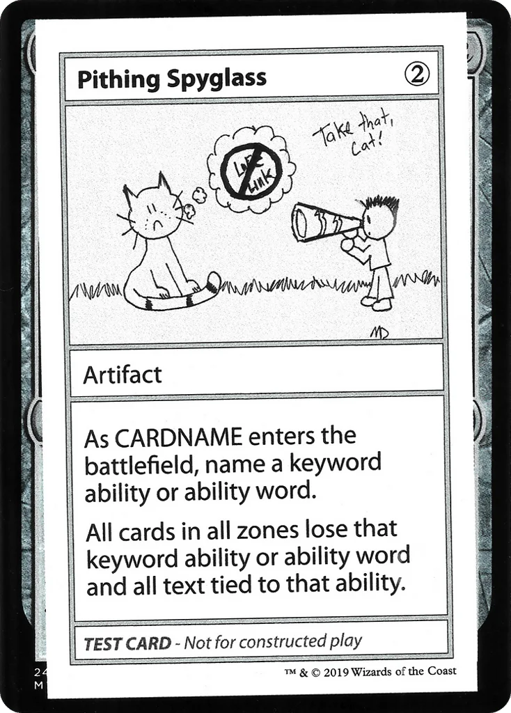 Pithing Spyglass · Mystery Booster Playtest Cards 2021