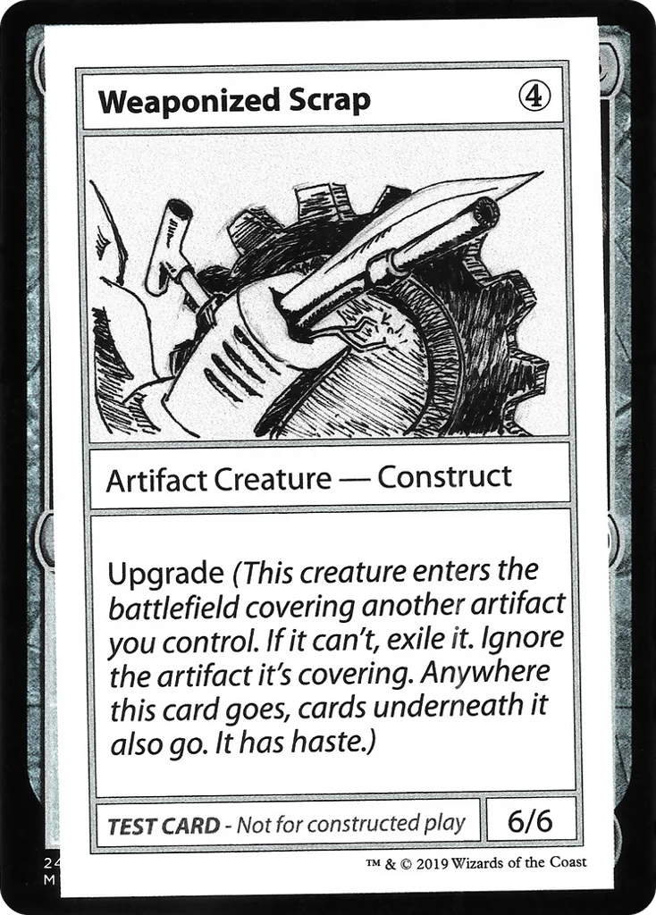 Weaponized Scrap · Mystery Booster Playtest Cards 2021