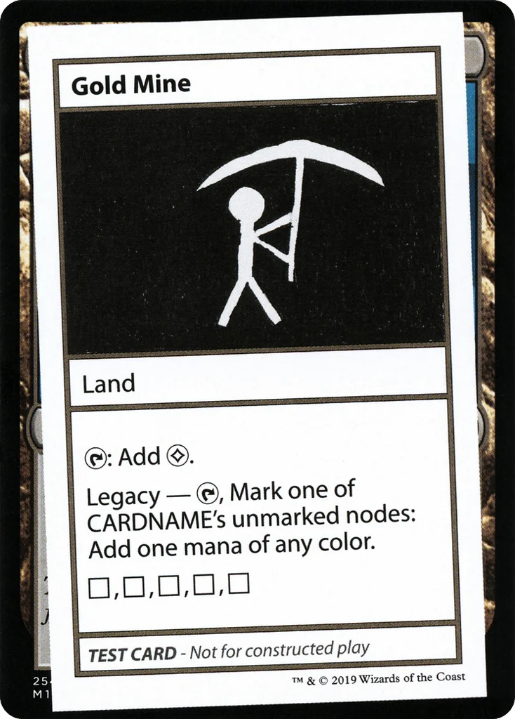Gold Mine · Mystery Booster Playtest Cards 2021