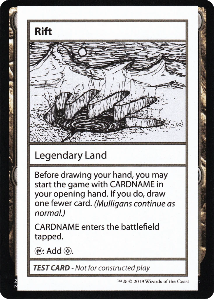 Rift · Mystery Booster Playtest Cards 2021