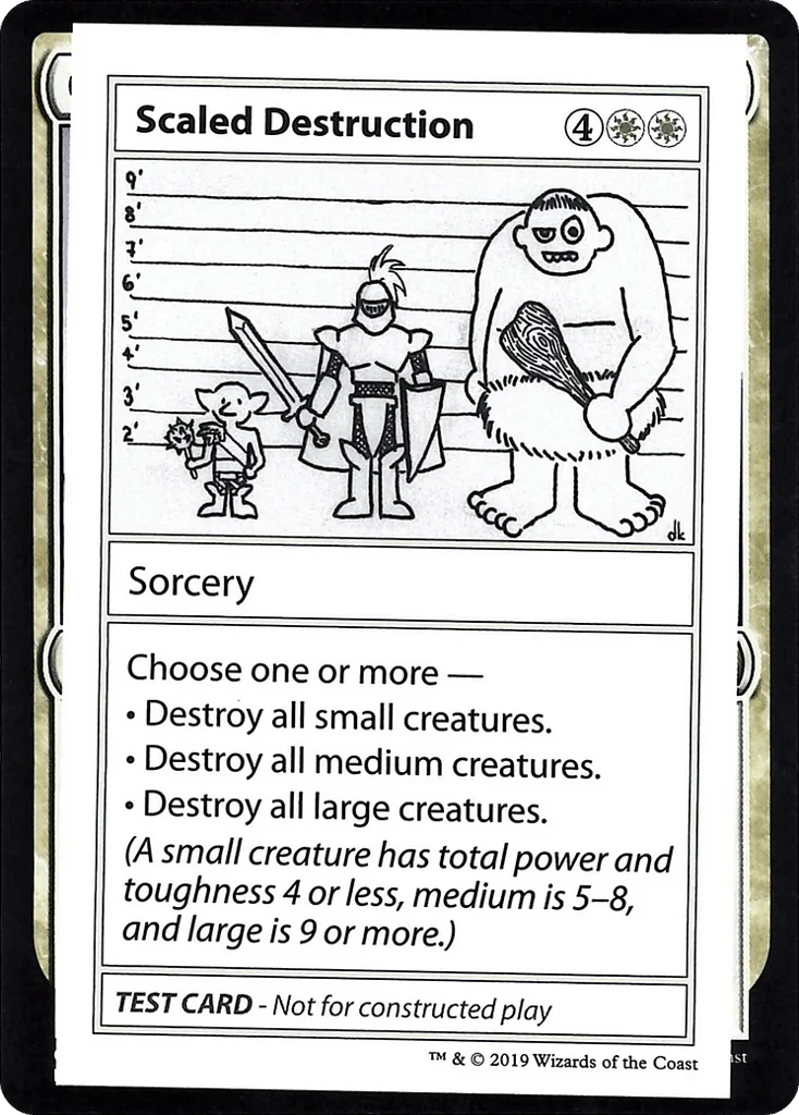 Scaled Destruction · Mystery Booster Playtest Cards 2021
