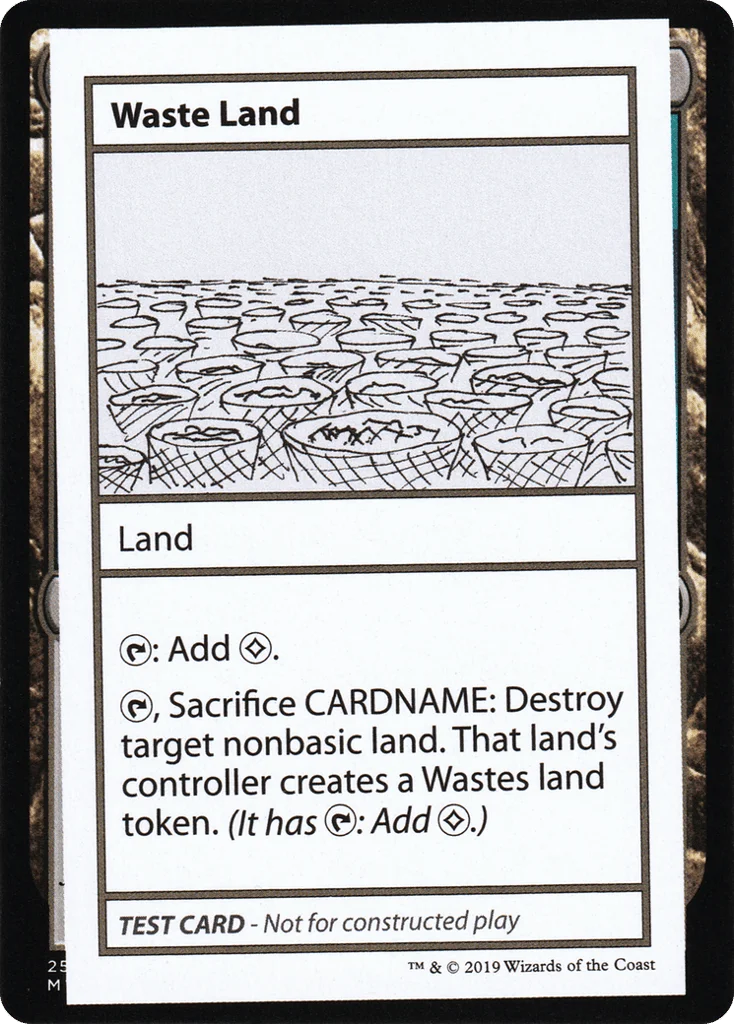 Waste Land · Mystery Booster Playtest Cards 2021