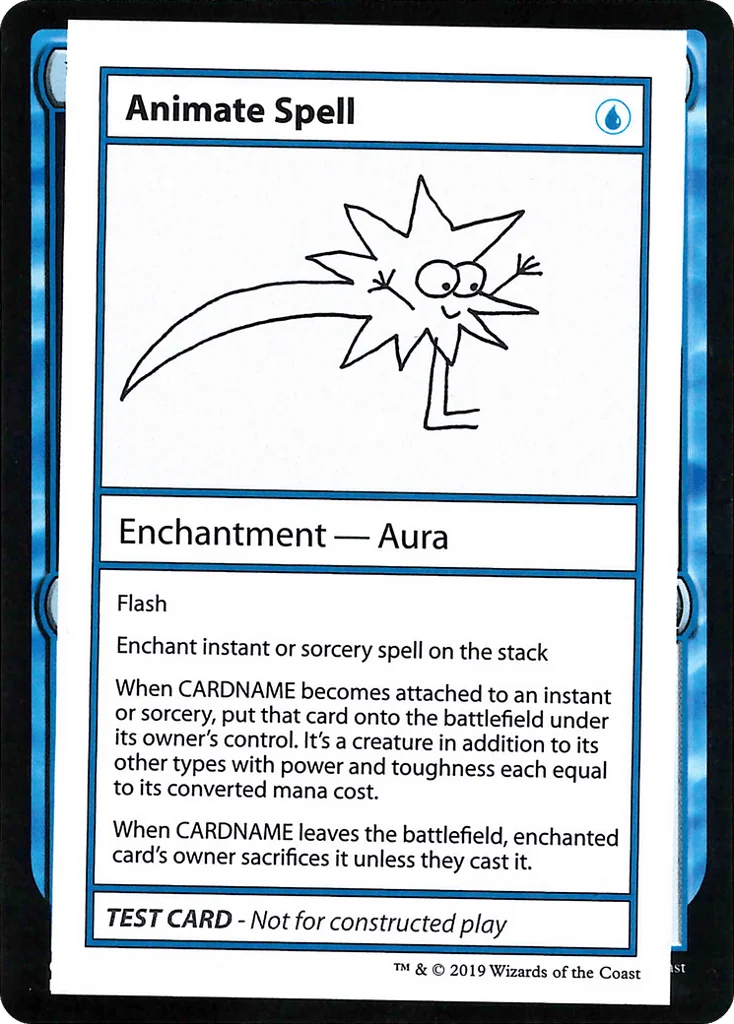 Animate Spell · Mystery Booster Playtest Cards 2021