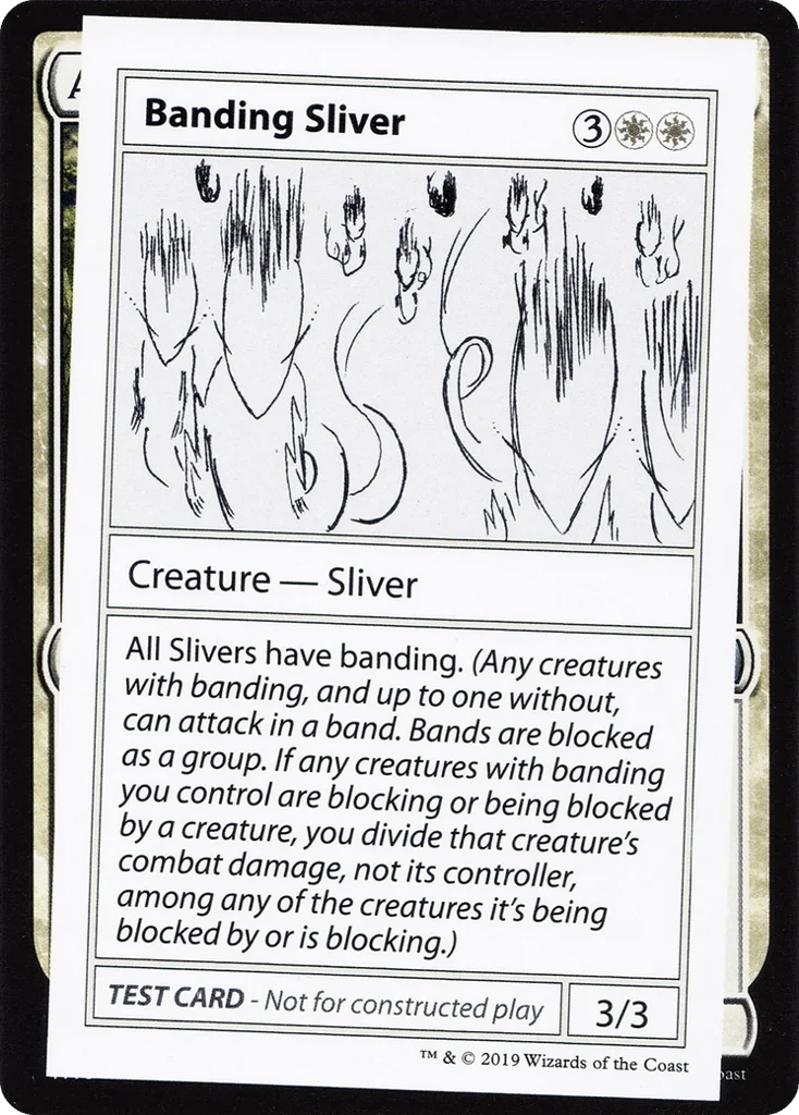 Banding Sliver · Mystery Booster Playtest Cards 2021