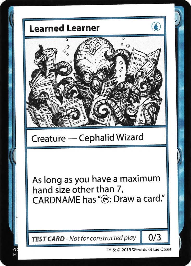 Learned Learner · Mystery Booster Playtest Cards 2021