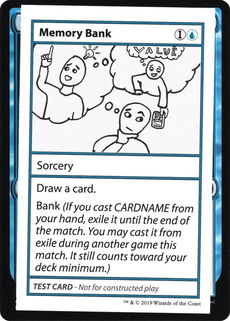 Memory Bank · Mystery Booster Playtest Cards 2021