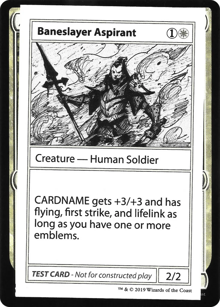 Baneslayer Aspirant · Mystery Booster Playtest Cards 2021