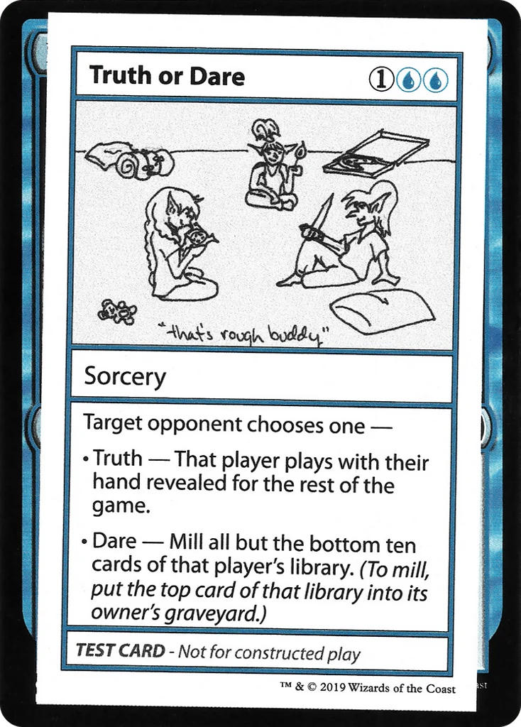 Truth or Dare · Mystery Booster Playtest Cards 2021
