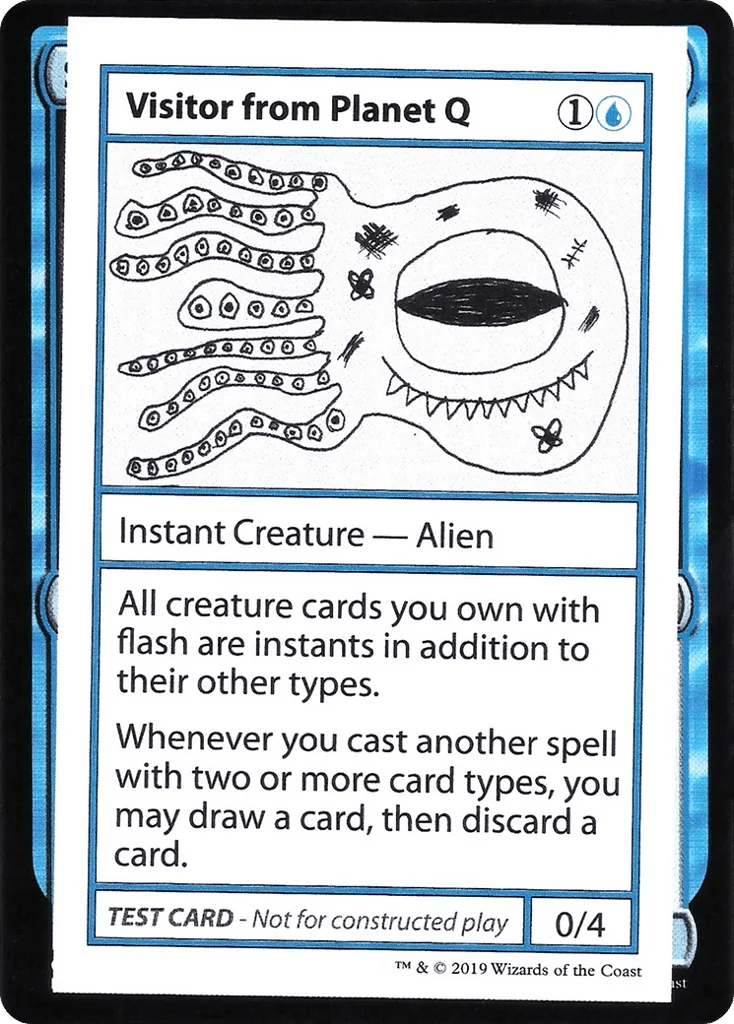 Visitor from Planet Q · Mystery Booster Playtest Cards 2021