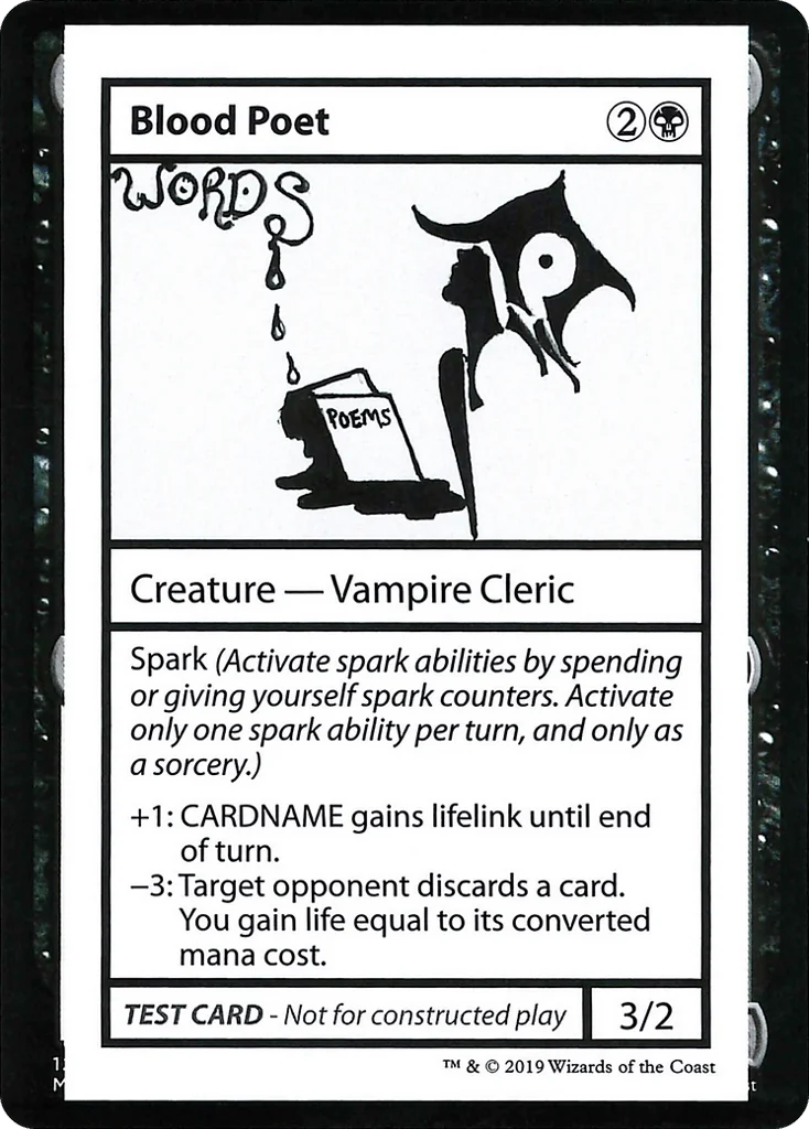 Blood Poet · Mystery Booster Playtest Cards 2021