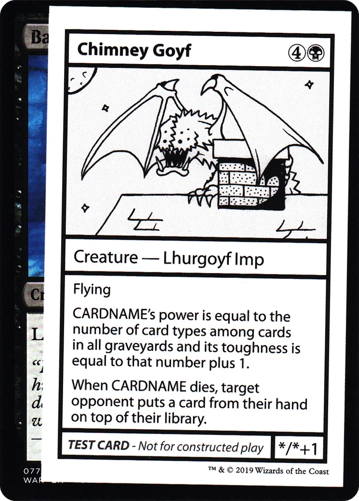 Chimney Goyf · Mystery Booster Playtest Cards 2021
