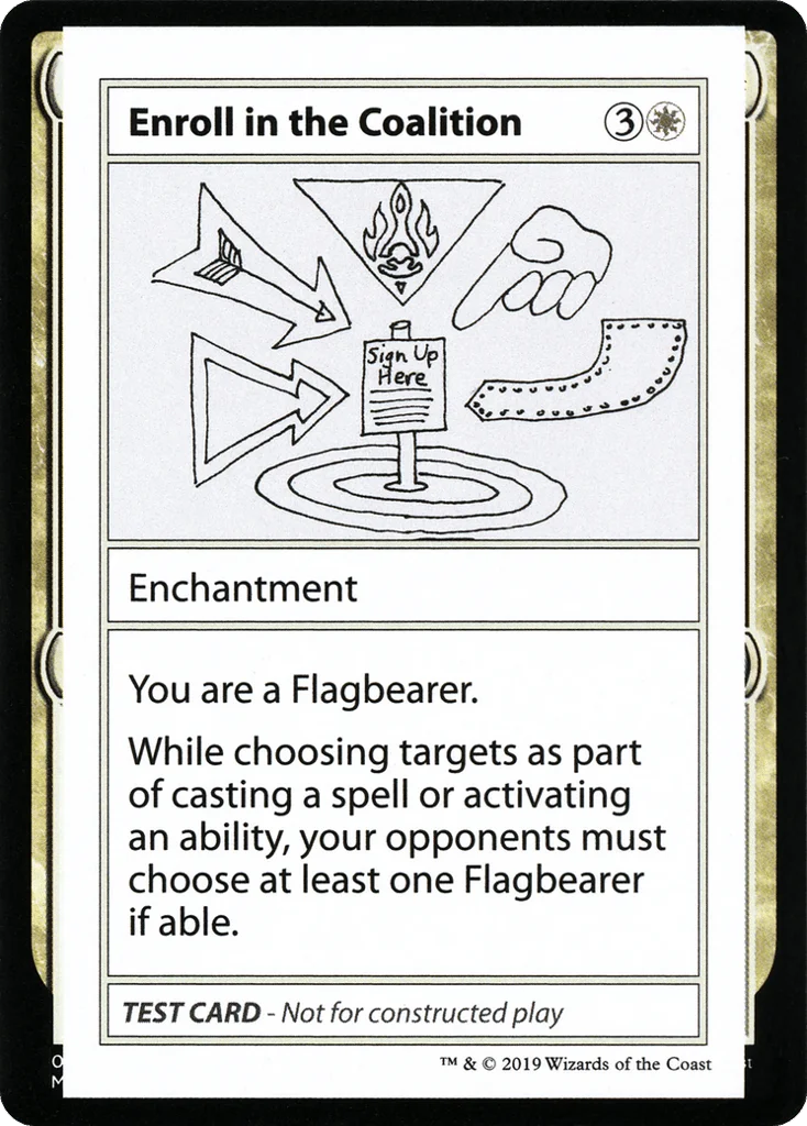 Enroll in the Coalition · Mystery Booster Playtest Cards 2021