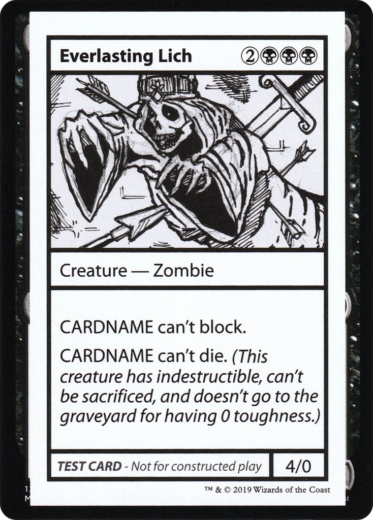 Everlasting Lich · Mystery Booster Playtest Cards 2021