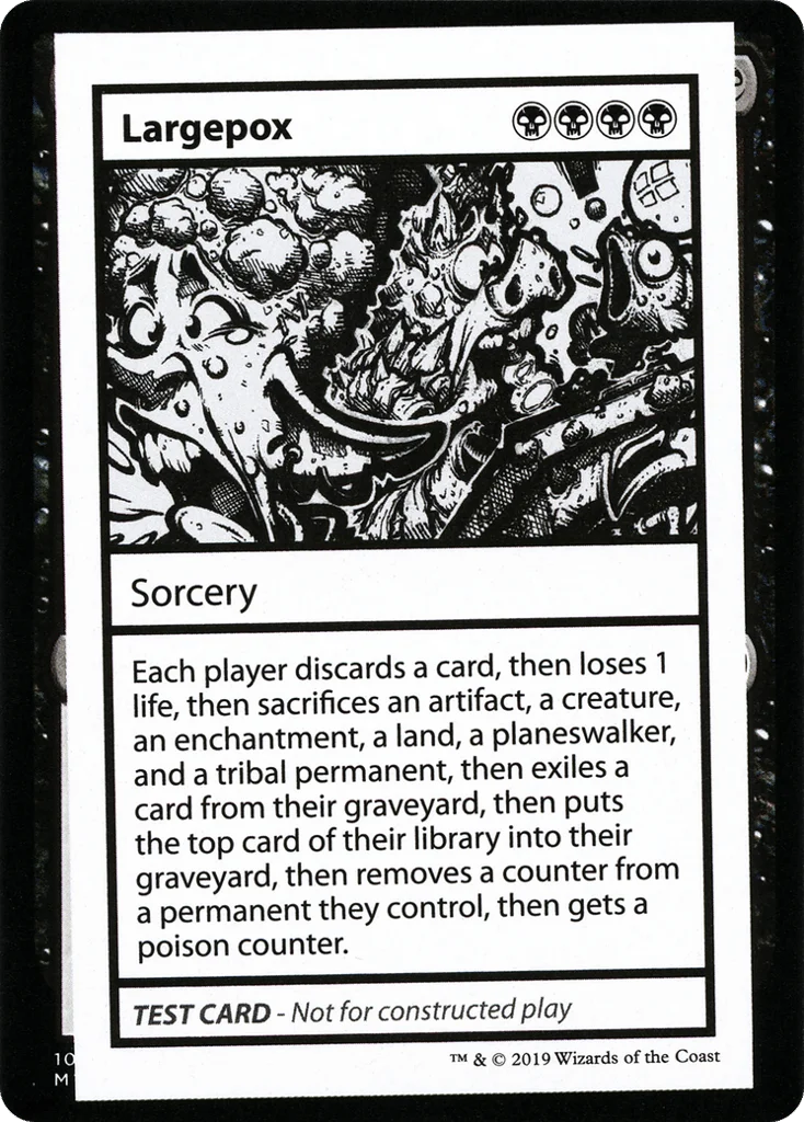 Largepox · Mystery Booster Playtest Cards 2021