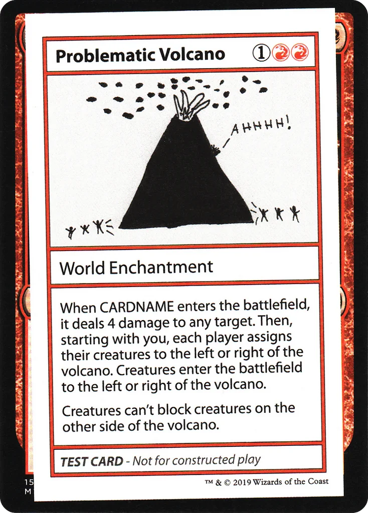 Problematic Volcano · Mystery Booster Playtest Cards 2021