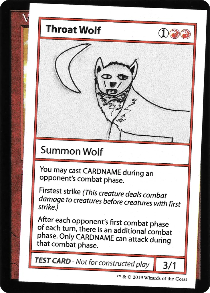 Throat Wolf · Mystery Booster Playtest Cards 2021
