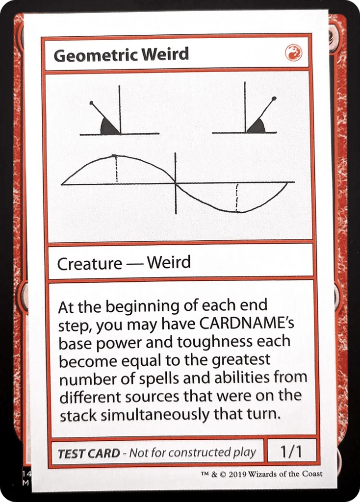 Geometric Weird · Mystery Booster Playtest Cards 2021