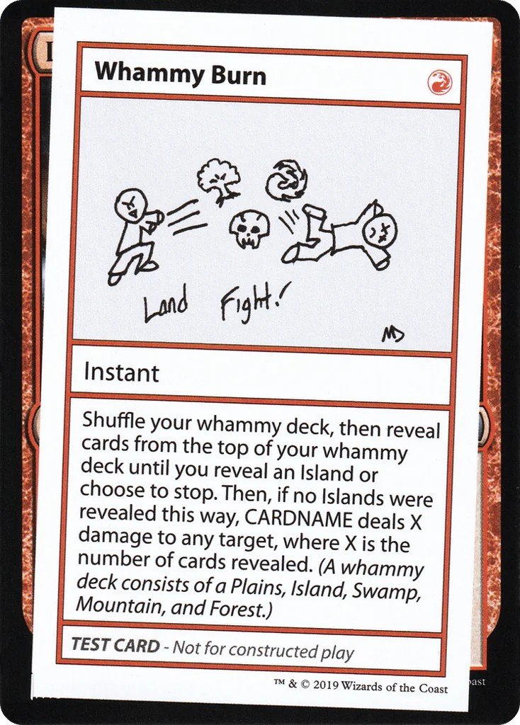 Whammy Burn · Mystery Booster Playtest Cards 2021