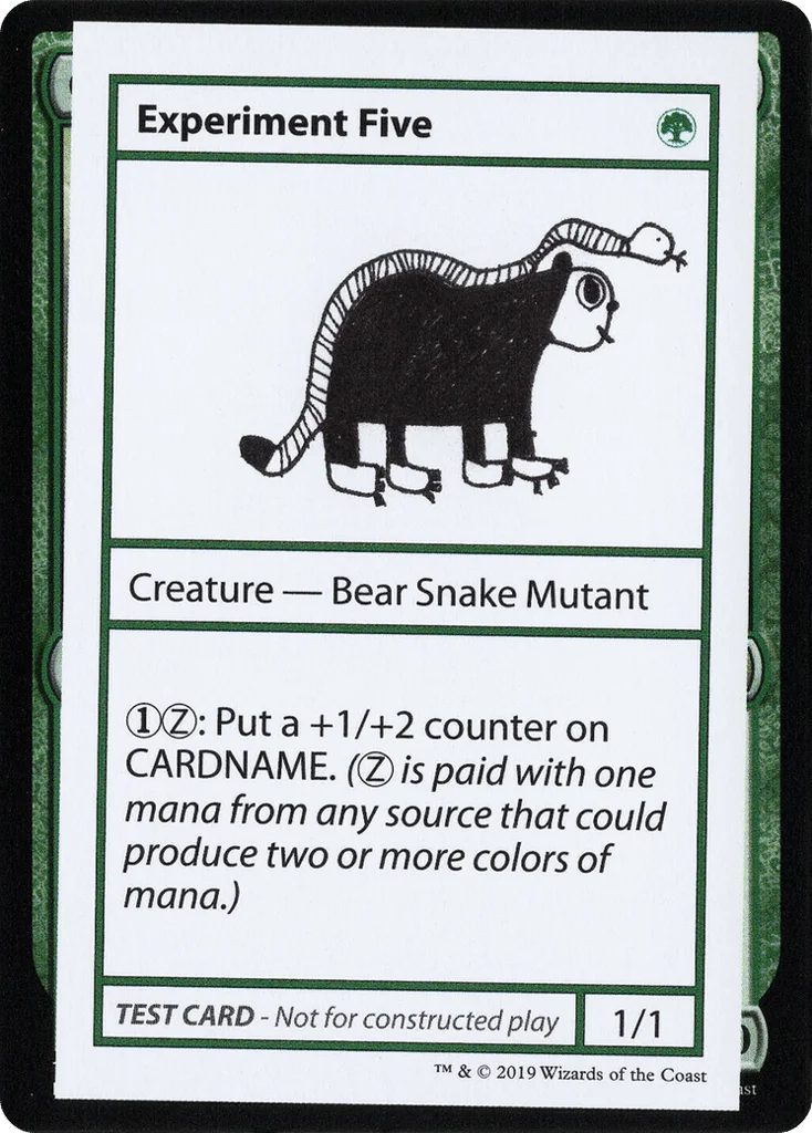 Experiment Five · Mystery Booster Playtest Cards 2021